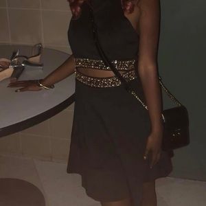 black homecoming dress